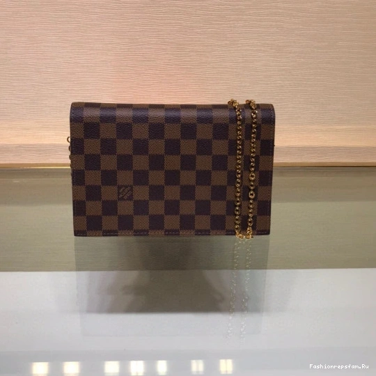 FS CHEAP LOUIS CROISETTE CHAIN WALLET VUITTON 0714